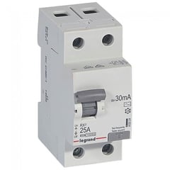 LEGRAND - INTERRUPTOR DIFERENCIAL 2P 25A AC 30MA RX3