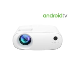 HAVIT - Proyector Portátil Pj207Pro Wifi 6000 Lúmenes Androidtv 9.0