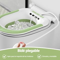 AIZO - Baño Asiento Alivio Hemorroides Embarazadas Bidé Plegable verde