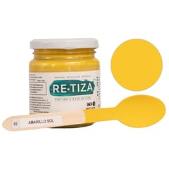 RETIZA - AMARILLO SOL 250 grs. Pintura Tizada/Vintage base agua mate