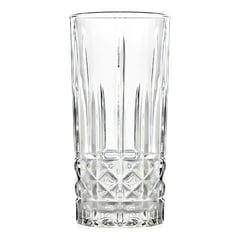 ALLEGRA - Set 6 Vasos De Vidrio Alto Stirling Tallado 360ml