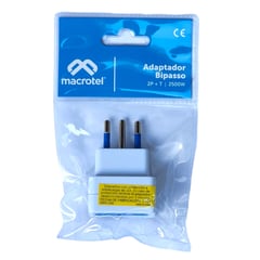 MACROTEL - Enchufe Adaptador Bipaso 1016 2500w