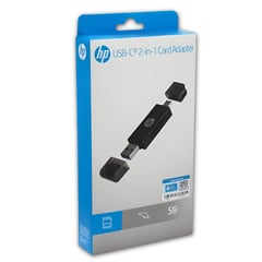 HP - Lector de Memorias SD & Micro SD + Puerto USB C + USB 112