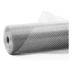 DEKANO - Malla Jardín Soldada Galvanizada Rollo 60 Cm X 10 Mts.