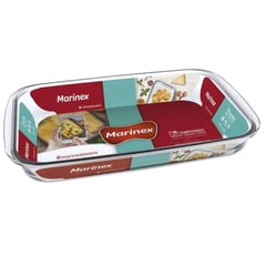 MARINEX - Fuente Asadera Rectangular Mediana 2200Ml Para Horno