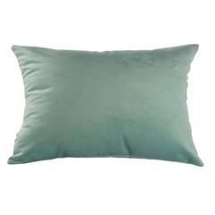 MASEL - Cojin Felpa New Velvet 30x60 verde agua