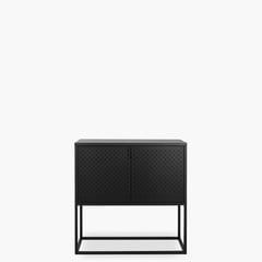 FORM DESIGN - Arrimo medio Newton 2 puertas Negro Form