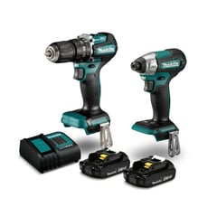 MAKITA - Kit Taladro + Atornillador Inalámbrico 18v Dlx2414yx7