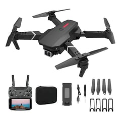 U BUY - Drone Con Cámara Dual Hd E88 Wifi 3 Baterías Y Protectores