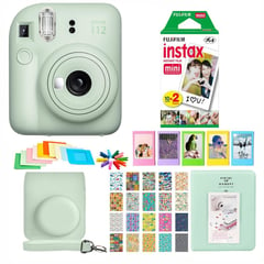 FUJIFILM - SET COMPLETO CÁMARA INSTAX MINI 12 +20 PELÍCULAS +ACCESORIOS