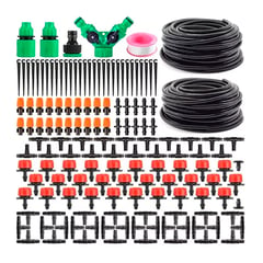 ESHOPANGIE - Kit De Riego Sistema Automático Por Goteo 30mtrs 149pcs