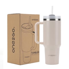 ONE2GO - Vaso Termico Mug 1,2L Inox Frio Calor - Rosa