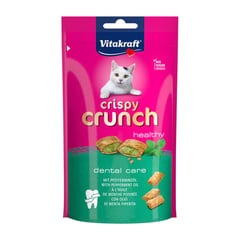 VITAKRAFT - Snack Crispy Crunch Gato Dental Sabor Menta