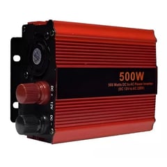 GENERICO - Inversor Voltaje 500w Convertidor Corriente 12v A 220v Auto