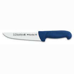 3 CLAVELES - Cuchillo Carnicero 20 cm Azul