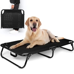 PETPAL - Cama Perro Gato Plegable Altura Elevada - Negro - L