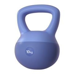 CRUSEC - Pesa Rusa Suave Kettlebell Base De Goma Arena De Hierro 10KG