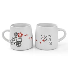 DANNY HOME - Set de Vasos Danny Home™ - 400 ml Historias De Amor (2 piezas)