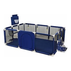 U BUY - Corral Seguridad Bebes Con Aro De Basket 180cm Azul