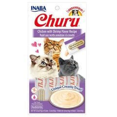 CHURU - Inaba Gato Pollo con Camarones 56 g