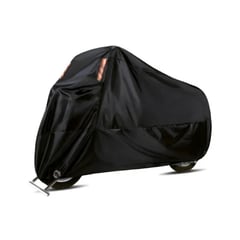 OEM - FUNDA PARA MOTO WATERPROOF 255X125 CON OJALES PARA CADENA EN BOLSA