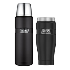 THERMOS - PACK MUG + TERMO LIQUIDO KING NEGRO