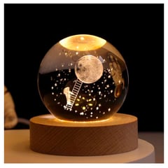 IRM - Bola Cristal iluminada diseño Astronauta Mini Lampara de mesa