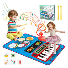 U BUY - Alfombra Musical Piano Y Tambor Juguete Para Niños 70x45cm