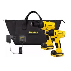 STANLEY - Taladro Percutor + Atornillador De Impacto 12v