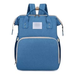 GENERICO - Mochila Panalera Cuna Impermeable Bebe Viaje AZUL CLARO