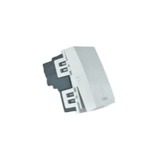 LEXO - Modulo Pulsador Timbre 10A 250V Blanco -