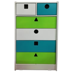 MUEBLES KIDS - Cajonera de 6 cajones