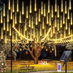 GENERICO - Luces Led Guirnalda Lluvia Meteoro Navidad 50cm Amarillo