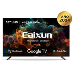 CAIXUN - Smart TV 55” UHD 4K Google TV