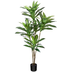 ARBUSTO REAL - Planta Artificial Dracaena Premium 165 cm./ 90 Hojas