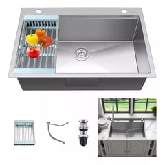 ARTDIY - Tarja Fregadero Tipo Bar Acero Inox 55x45 Cm