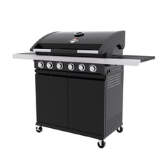 AMERICAN GRILL - Parrilla a Gas 6 Quemadores Texas Black