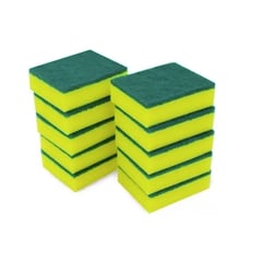 IDEAL FEMIDOM - Pack de 20 Esponjas de Cocina Multiuso Amarillo/Verde