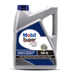 MOBIL - Aceite 10w40 Semisintetico Super 2000 Formula P 4 L