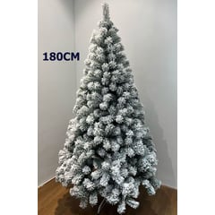 GENERICO - Árbol De Navidad Nevado 180cm Frondoso Árbol Artificial