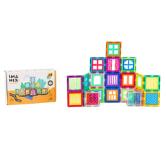 BRAINTOYS - Imanix Cool Windows - 44 piezas - Juego Bloques