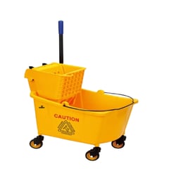 GENERICO - Carro Mopero Exprimidor 32L Aseo Profesional Amarillo