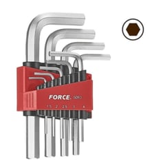 FORCE - Juego Llaves Allen de 1.5 a 10mm 9pz 5093