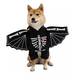 GENERICO - Disfraz Halloween Perro Gato Disfraz Murcielago Mascotas L