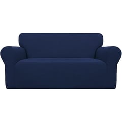 AZ AURAZEUS - Funda Sillon Cubre Sofa Medida Ajustable 2 Cuerpos Anti Gatos Az