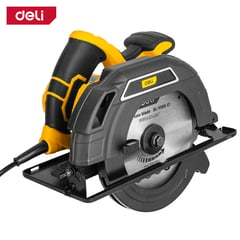 DELI - Sierra Circular 1300W con Disco 185mm 7-14 24T