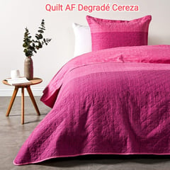 CANNON - Quilt de Verano AF 2 Plazas. Degrade Cereza