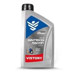 VISTONY - Aceite Moto 20w50 Sintetico Moto 4t 1 Litro