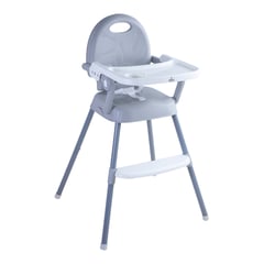 BEBESIT - Silla de Comer Plegable Portátil Bebe Niño Fold Gris