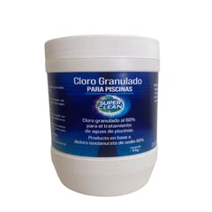 SUPERCLEAN - CLORO GRANULADO PARA PISCINAS 1 KG